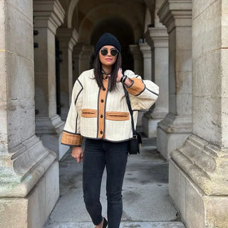 Fashion Elegant Thicken Long Sleeve Cardian Jacket