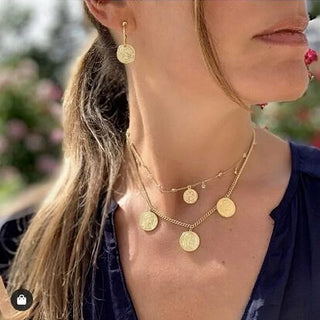 Bohemian Multicolor Chain Necklace