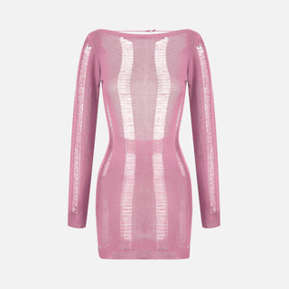 Mini Backless Swim Coverup Dress