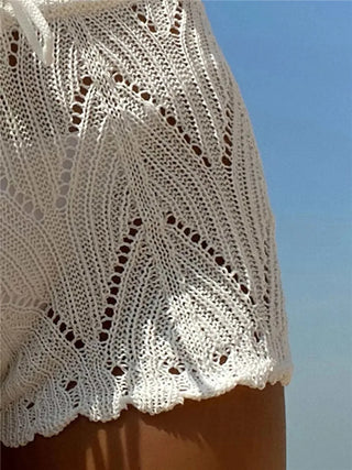 Crochet Knit Swim Shorts