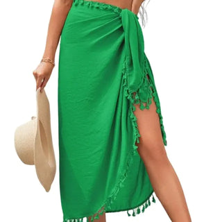 Womens Long Beach Cover Up Sarong