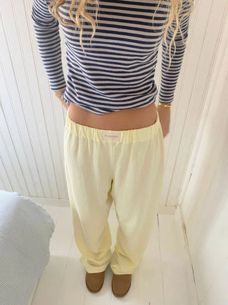 Summer Wide Leg Linen Pants