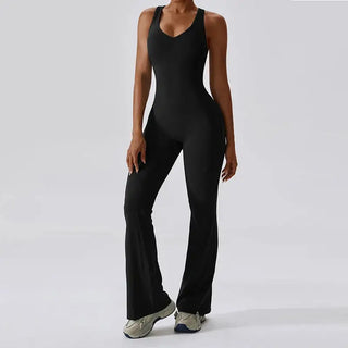 Fitness Stretch Workout Jumpsuit