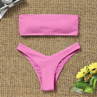 Sexy Strapless Bikini Swimsuit For Women