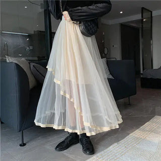 Women Solid Midi Skirt