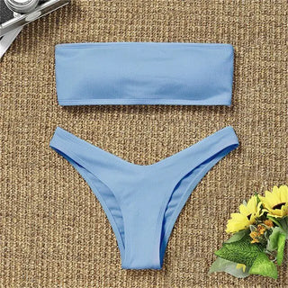 Sexy Strapless Bikini Swimsuit For Women