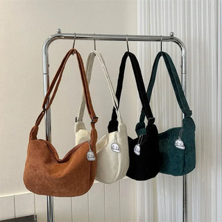 Corduroy Crossbody Bags For Women