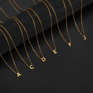 Minimalist Initial Letter Necklace