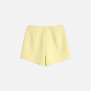 Yellow Casual Skort