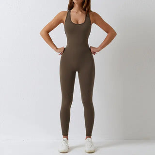 Jumpsuits One-Piece Yoga Set