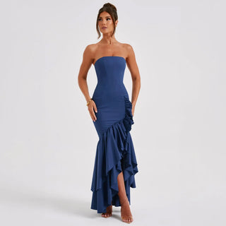 Dori Strapless Ruffle Dress