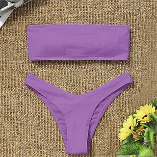 Sexy Strapless Bikini Swimsuit For Women