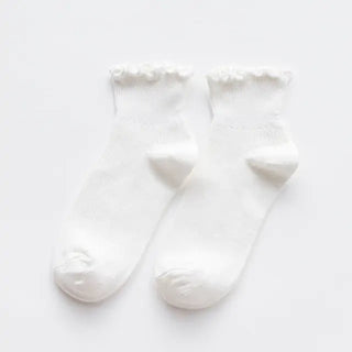 Women Frilly Ruffle Socks Lolita Style