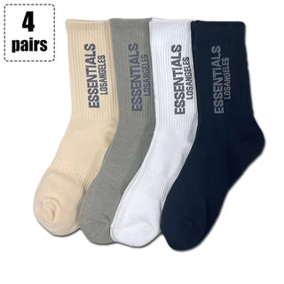 Essentials Socks Sports Breathable Long Tube