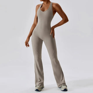 Fitness Stretch Workout Jumpsuit