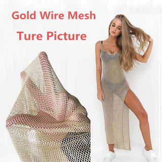 Mesh Beach Dress: Sheer Glam