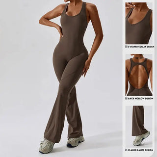 Fitness Stretch Workout Jumpsuit