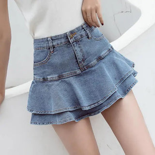 Retro Denim Skirt