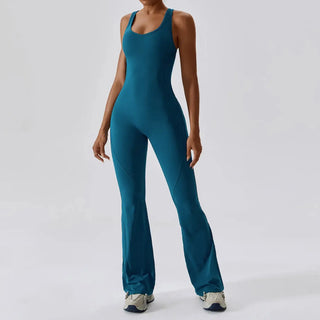 Fitness Stretch Workout Jumpsuit