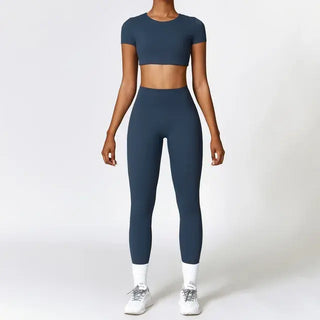 Women's 2 Piece Tight Quick-Drying Fitness Wear