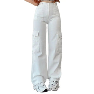 Wide Leg Cargo Trouser Casual Pants