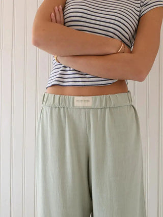 Summer Wide Leg Linen Pants