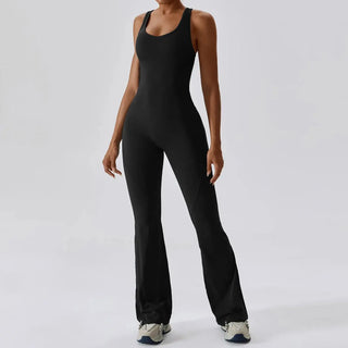 Fitness Stretch Workout Jumpsuit