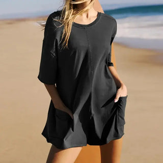 Casual Backless Romper