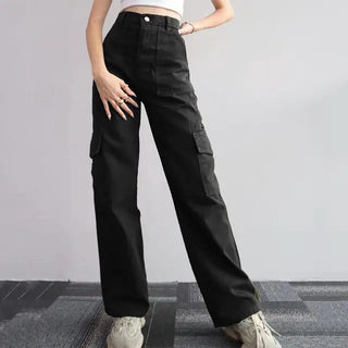 Wide Leg Cargo Trouser Casual Pants