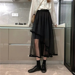 Women Solid Midi Skirt