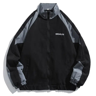 Casual Patchwork Athletic Jacket