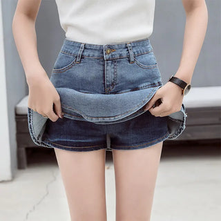 Retro Denim Skirt