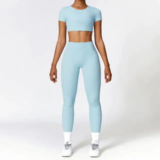 Women's 2 Piece Tight Quick-Drying Fitness Wear