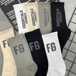 Essentials Socks Sports Breathable Long Tube