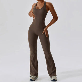 Fitness Stretch Workout Jumpsuit