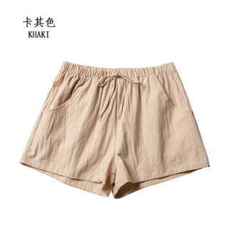 Summer Cotton Linen Shorts